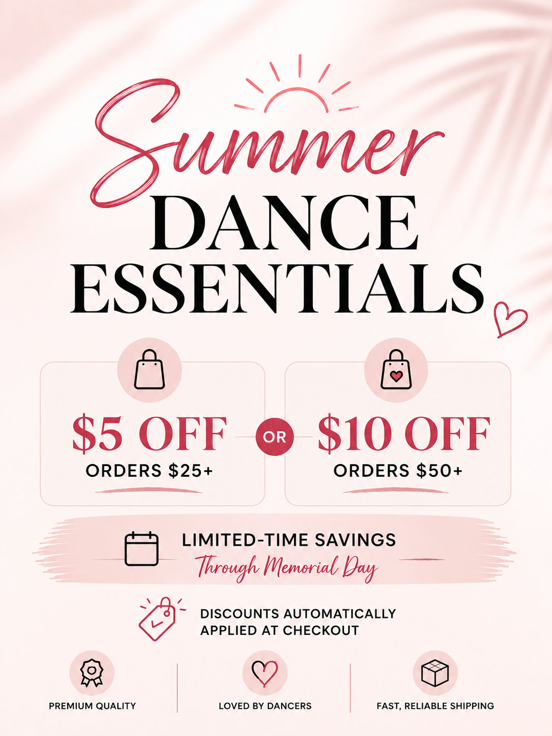 Summer Dance Essentials Savings